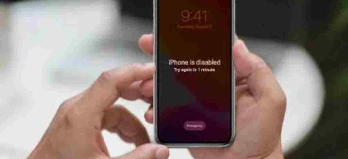Unlock a disabled iphone