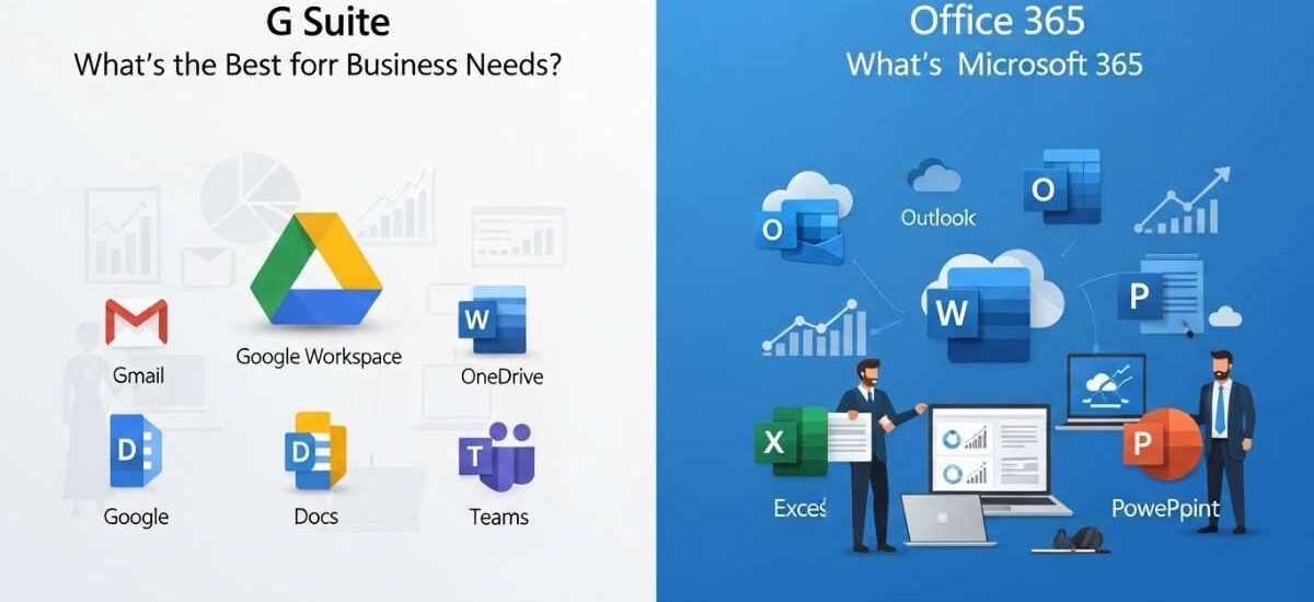 G Suite vs Office 365 What’s the Best for Your Business Needs