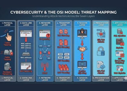 OSI Layers & Cyber Attacks Understanding Security from Physical Cables to Web Applications