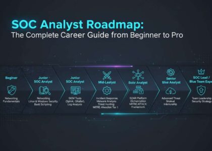 SOC Analyst Roadmap The Complete Career Guide from Beginner to Pro