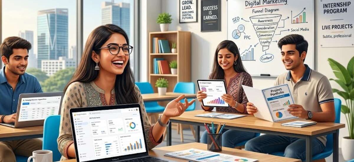 Digital Marketing Course with Internship in Sangam Vihar