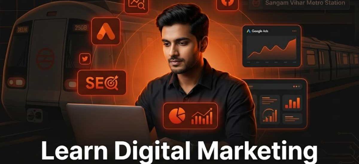 Learn Digital Marketing Near Sangam Vihar Metro Station