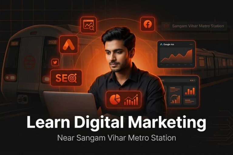 Learn Digital Marketing Near Sangam Vihar Metro Station | Best Course in South Delhi